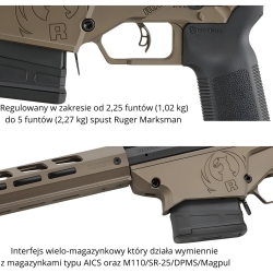 Karabin Ruger Precision Rifle 24'' 6,5 Creedmoor - Cerakote Bronze 18095